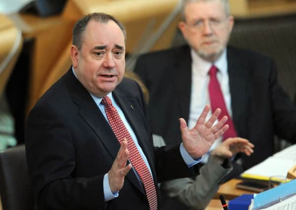 Alex Salmond is alleged to have been portrayed by broadcasters as selfish and undemocratic. Picture: Jane Barlow
