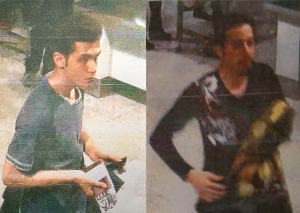 The two men believed to have used stolen passports. Mehrdad is on the left. Pictures: AFP/Getty