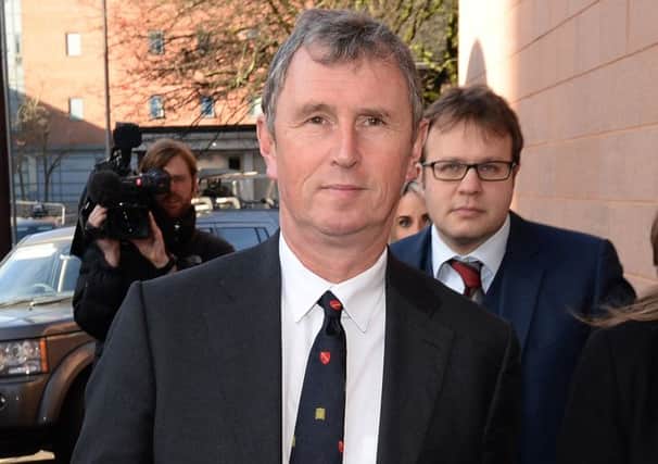 Nigel Evans MP outside Preston Crown Court yesterday. Picture: Getty