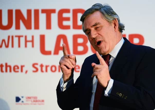 Had Gordon Brown wanted to, he could have given Scotland more devolved powers when in office. Picture: Getty Images