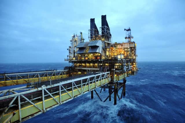 North Sea revenues were down by over forty per cent last year. Picture: PA