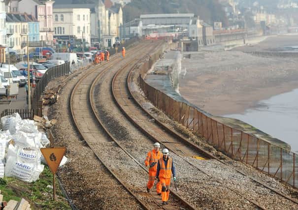 The need for improvement to the railway line at Dawlish did not become an issue until it fell into the sea.  Picture: PA