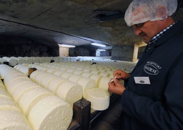 Roguefort cheese is prized for being left for years in dank cellars. Picture: ASCAL PAVANI/AFP/Getty Images.