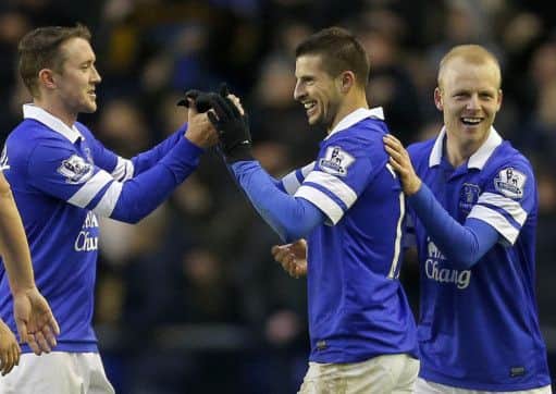 Steven Naismith (right) says Scotlands squad is the strongest ever. Picture: Getty