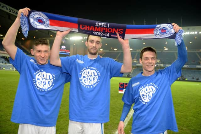Fraser Aird, Lee Wallace and Ian Black. Picture: SNS
