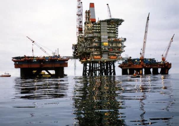 North sea oil revenues dropped by over 40% in the past year. Picture: Contributed.
