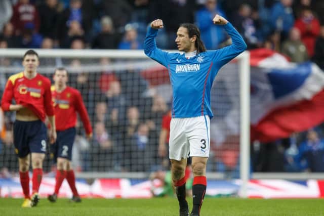 Bilel Mohsni believes the current Rangers squad could win the Championship. Picture: Steve Welsh