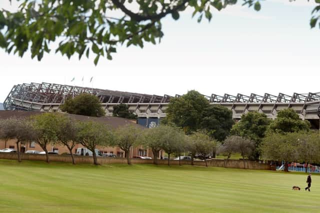 Celtic will play their 2014/2015 Champions League Qualifiers at Murrayfield.
Pic: Neil Hanna