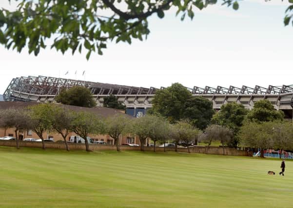 Celtic will play their 2014/2015 Champions League Qualifiers at Murrayfield. 
Pic: Neil Hanna