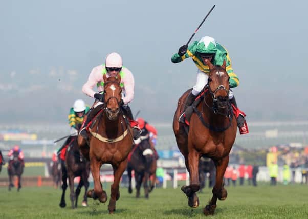 Barry Geraghty on More of That beats Ruby Walsh on Annie Power at Cheltenham Picture: Getty Images