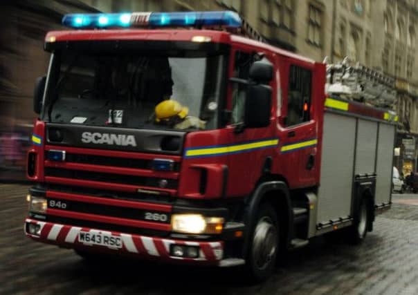 Fire crews attended the scene. Picture: TSPL