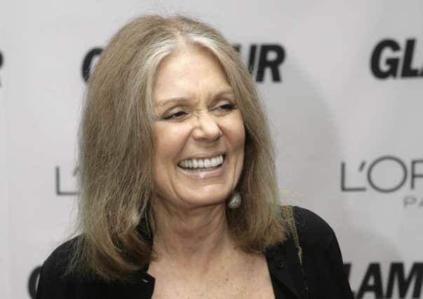 Gloria Steinem courageously tackled the establishment - and did it with great hair! Picture: AP