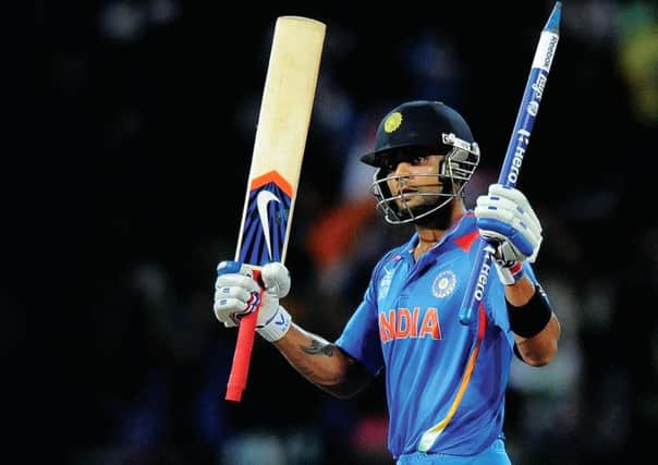 Virat Kholi of India is set to be one of the stars of the World T20. Picture: Getty