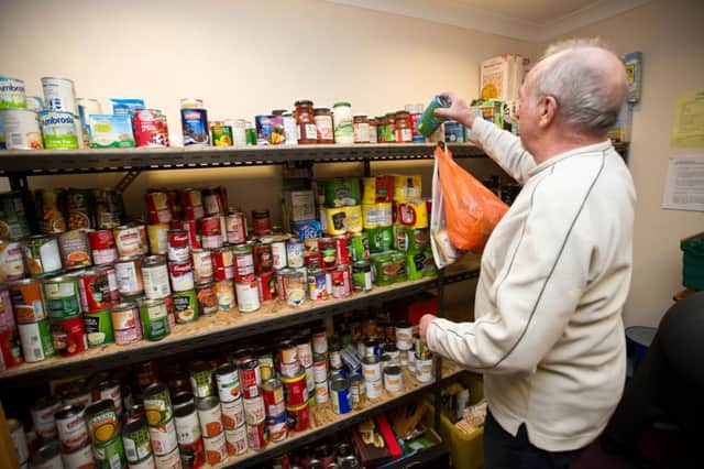Food bank use in Scotland is rising