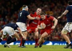 Scotland were in serious trouble after Hogg's red card. Picture: PA