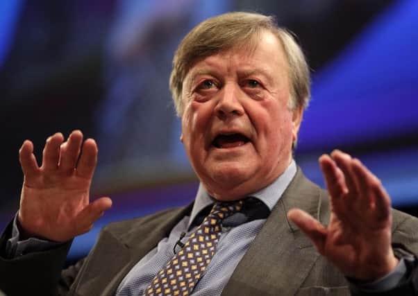 Kenneth Clarke speaking at the Scottish Conservative Party conference. Picture: Allan Milligan