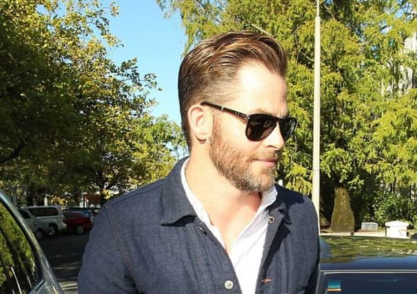 Chris Pine arrives at Ashburton District Court yesterday. Picture: Getty