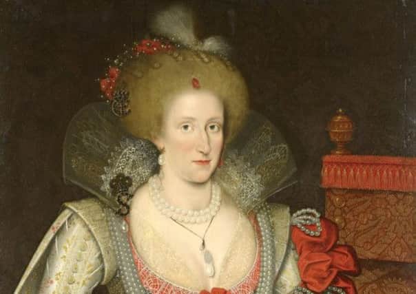 Half-length portrait of Anne of Denmark (1574-1619). Picture: Contributed