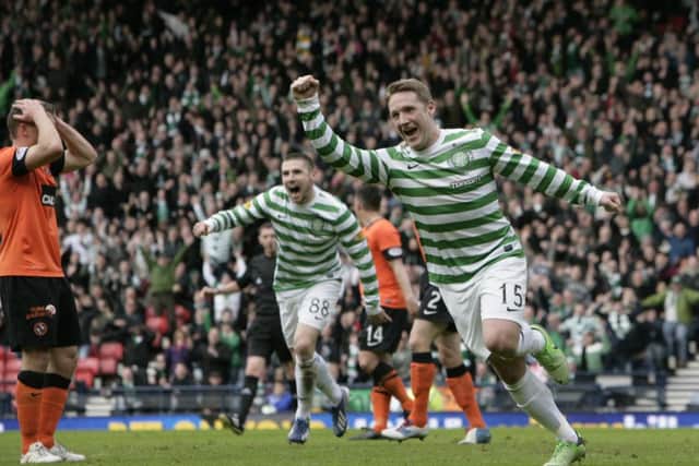 Celtic midfielder Kris Commons says he has no desire to commit himself to playing for Scotland PICTURE: Toby Williams