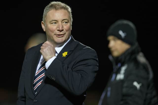 Ally McCoist at New Douglas Park. Picture: PA