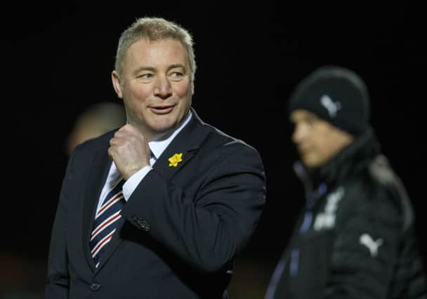 Ally McCoist at New Douglas Park. Picture: PA