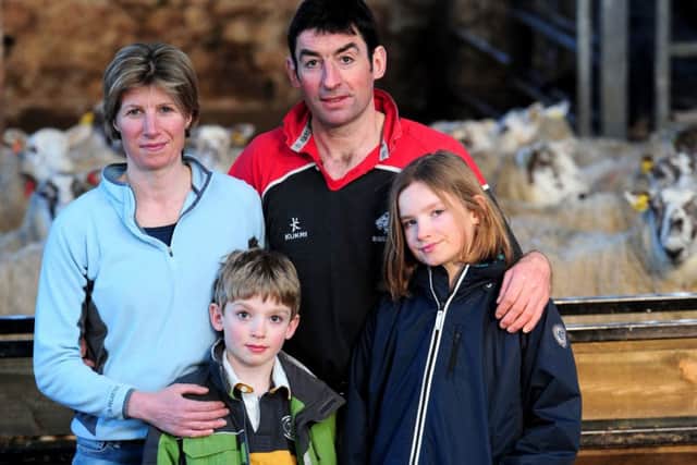 Susie and Hamish Dykes with their children Murdo and Rosie. Picture: Ian Rutherford