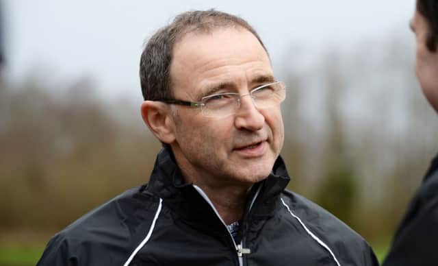 Republic of Ireland manager Martin O'Neill. Picture: PA