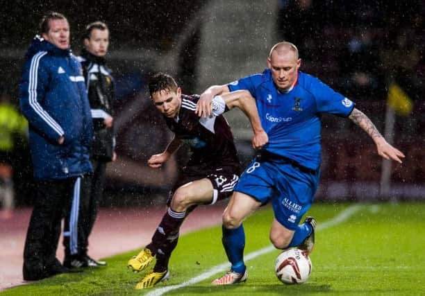 Ross Draper in action for Inverness. Picture:  Ian Georgeson