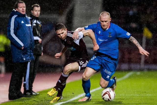 Ross Draper in action for Inverness. Picture:  Ian Georgeson