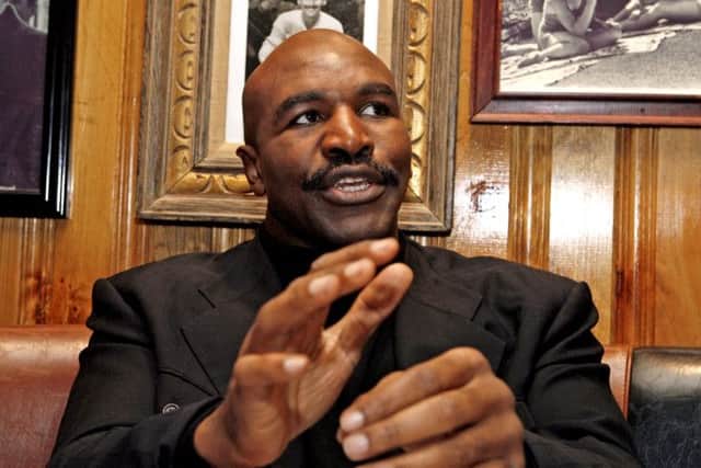 Evander Holyfield. Picture: AP