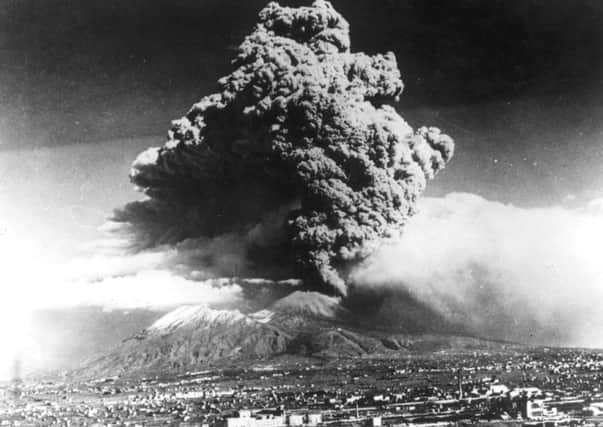 70 years ago today Vesuvius erupted violently above Naples. Picture: Getty