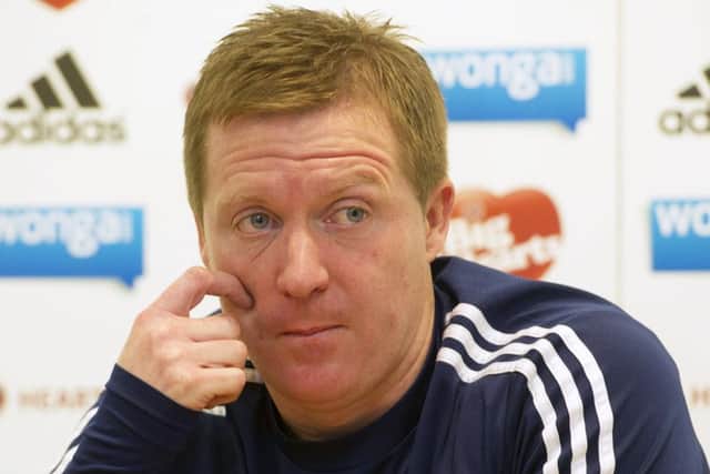 Hearts manager Gary Locke. Picture: SNS