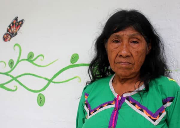 Rosa Amelia Bailarin says the Emberá people fear being attacked. Picture: Contributed
