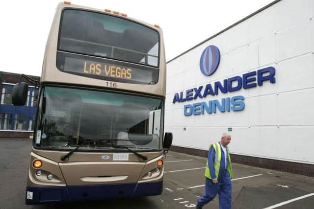 The Falkirk based bus builder won a £100 million contract supporting 2,000 jobs. Picture: PA Wire