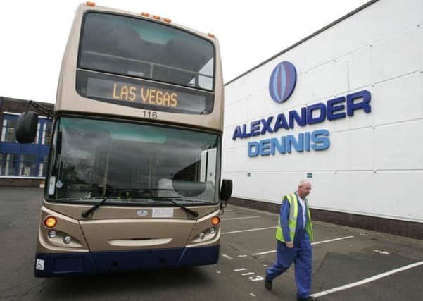 The Falkirk based bus builder won a £100 million contract supporting 2,000 jobs. Picture: PA Wire