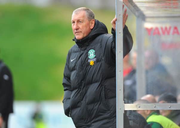 Hibs boss Terry Butcher has been left just as frustrated as fans.  Picture: Robert Perry