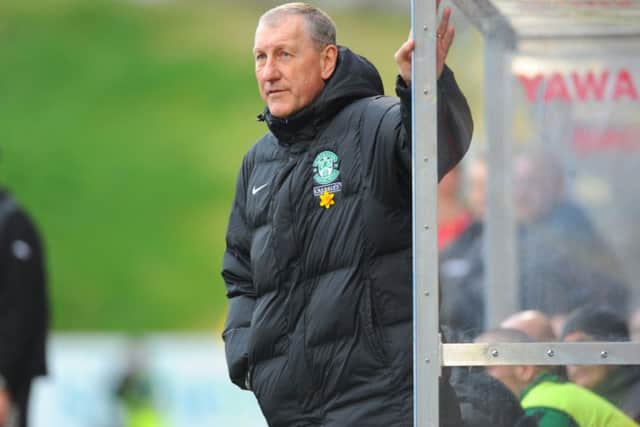 Hibs boss Terry Butcher has been left just as frustrated as fans.  Picture: Robert Perry