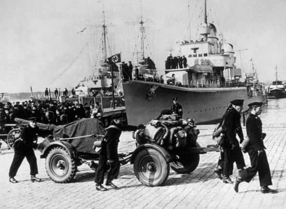 On this day in 1939 German troops landed at the port of Memel in Lithuania after the territory was annexed. Picture: Getty
