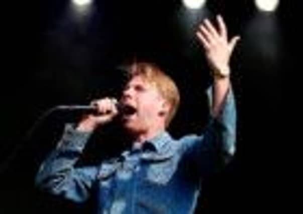 Ricky Wilson of the Kaiser Chiefs performs live on stage at Hyde Park last year. Picture: Getty