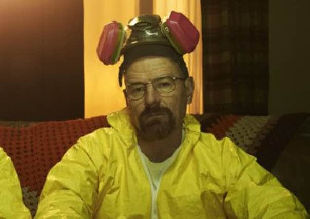 Breaking Bad chemistry teacher Walter White, played by Bryan Cranston