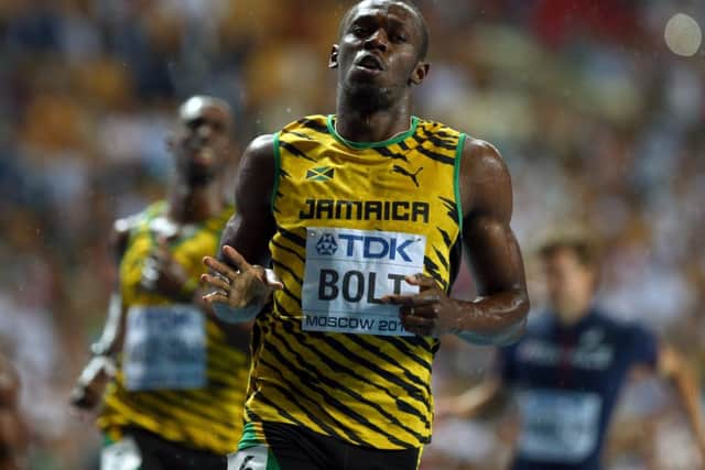 Let down: Usain Bolt. Picture: Getty