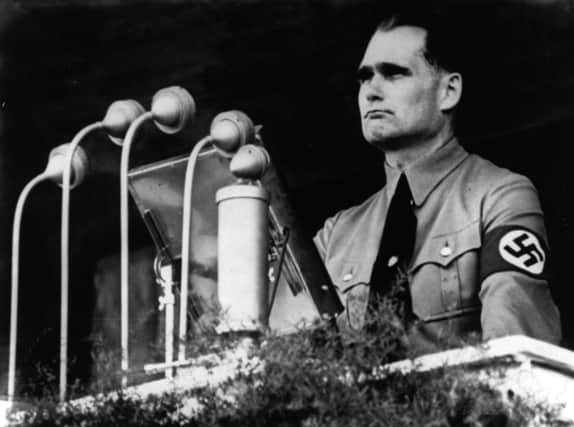 Rudolf Hess, seen in 1937, was held at Cultybraggan after crashlanding in Scotland. Picture: Getty