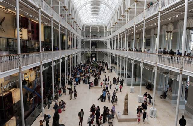 Around 2,000 people attended the reopening the National Museum of Scotland in Edinburgh. Picture: Neil Hanna