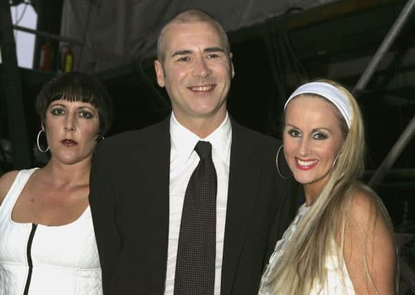 Joanne Catherall, Phil Oakey and Susan Ann Sulley of The Human League. Picture: Getty Images