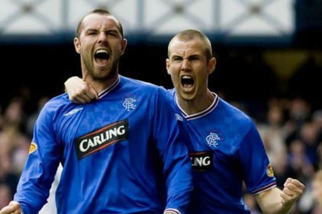 Kris Boyd, left, and Kenny Miller. Could the pair be set for a return to Ibrox? Picture: SNS