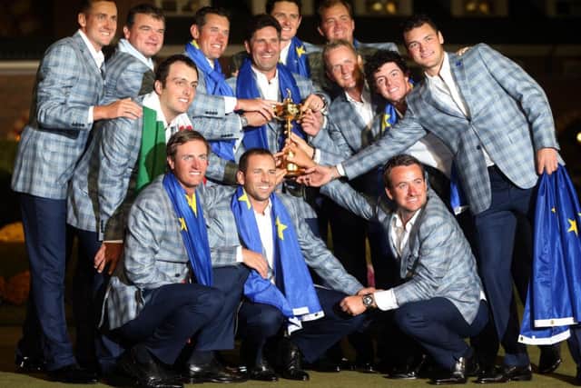 European team winners at Medinah Country Club in 2012. Picture: Getty
