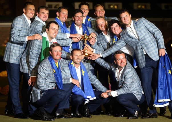 European team winners at Medinah Country Club in 2012. Picture: Getty