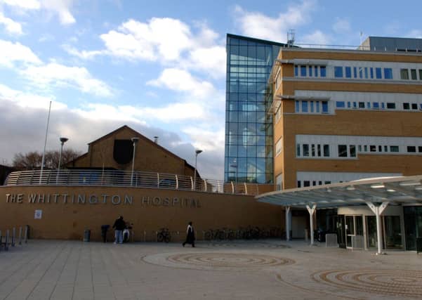 Whittington Hospital in London. Picture: PA Wire