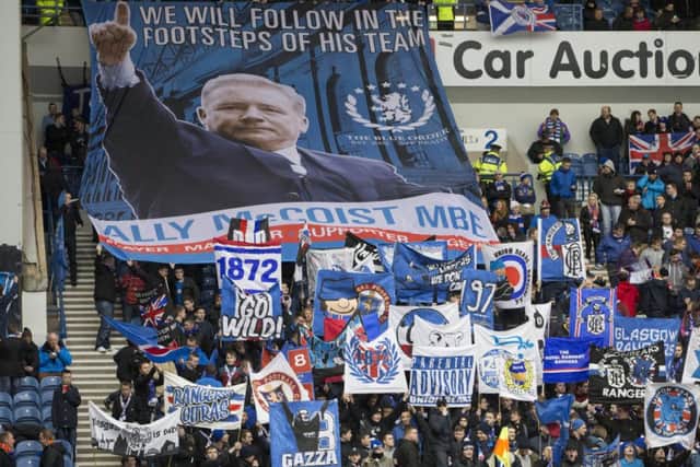 My blue heaven: Ally McCoist claims Rangers will gain no advantage from playing the Scottish Cup semi-final at Ibrox. Dundee United think otherwise. Photograph: Jeff Holmes/PA