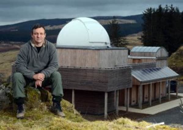 Robert Ince at the Dark Sky Observatory. Photograph: Alastair MacLeod